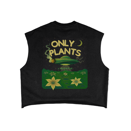 French Terry Boxy Tank Top 14 x Only Plants X Valentine Collab #2