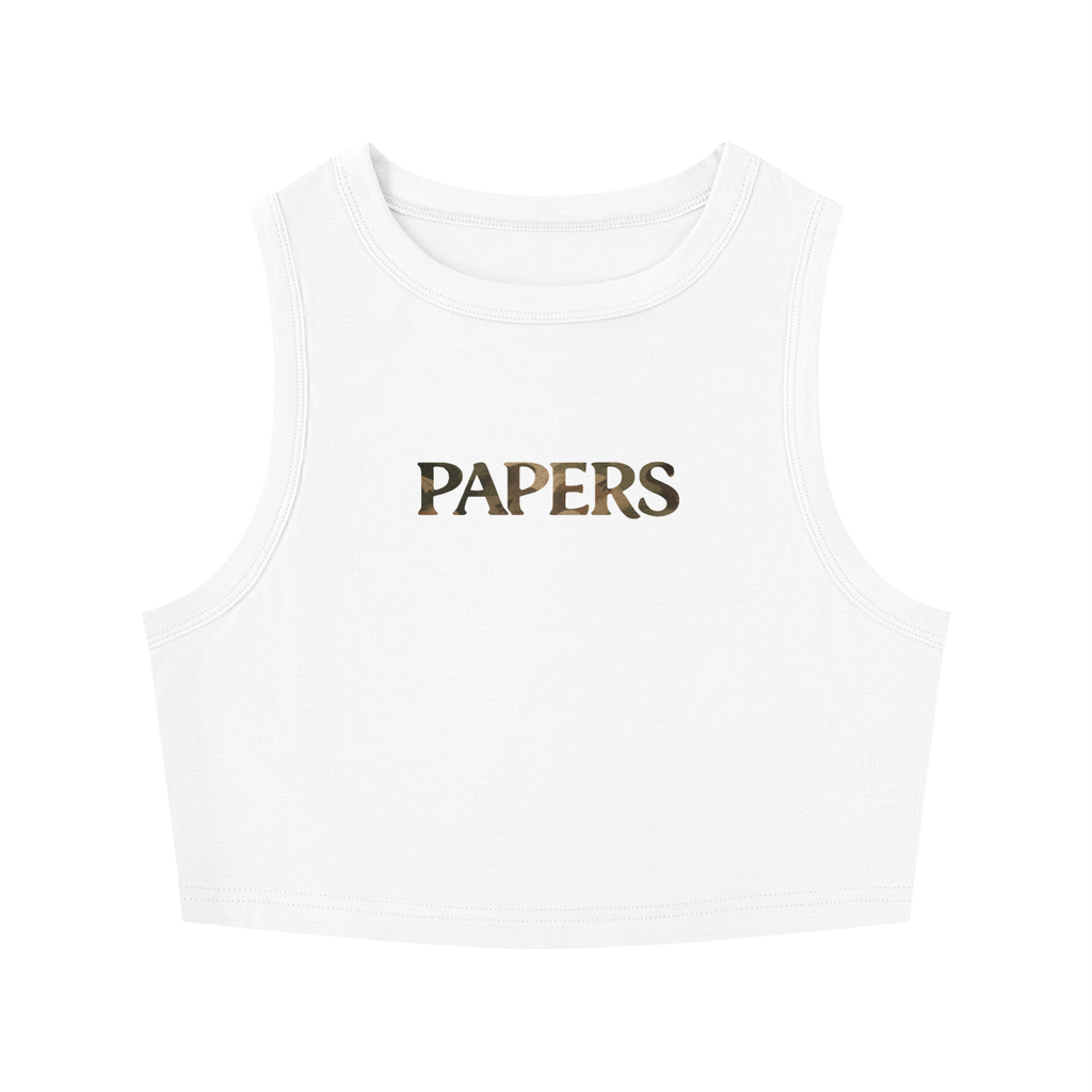 Women's Tight Crewneck Crop Tank Top