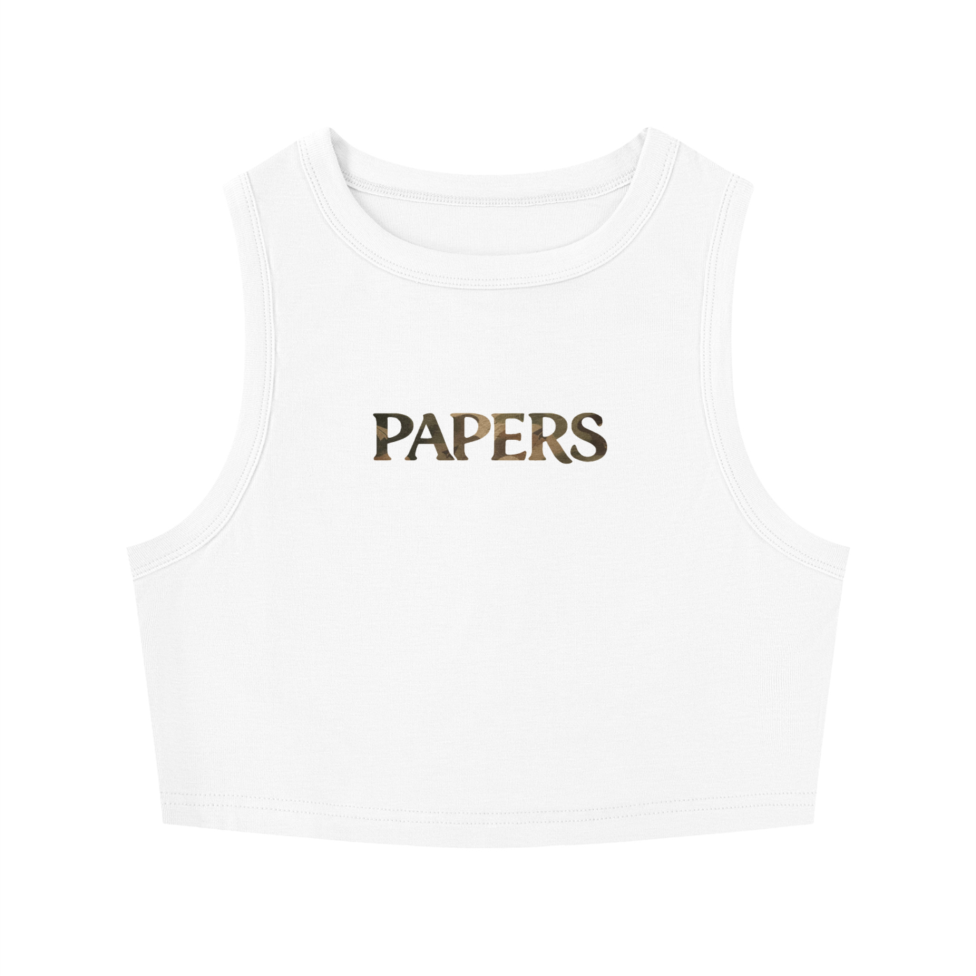 Women's Tight Crewneck Crop Tank Top