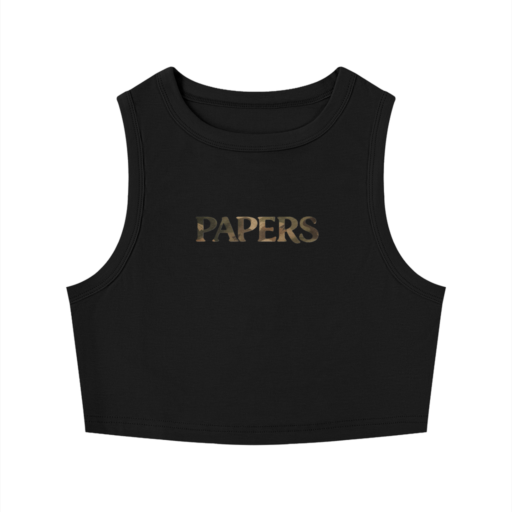 Women's Tight Crewneck Crop Tank Top