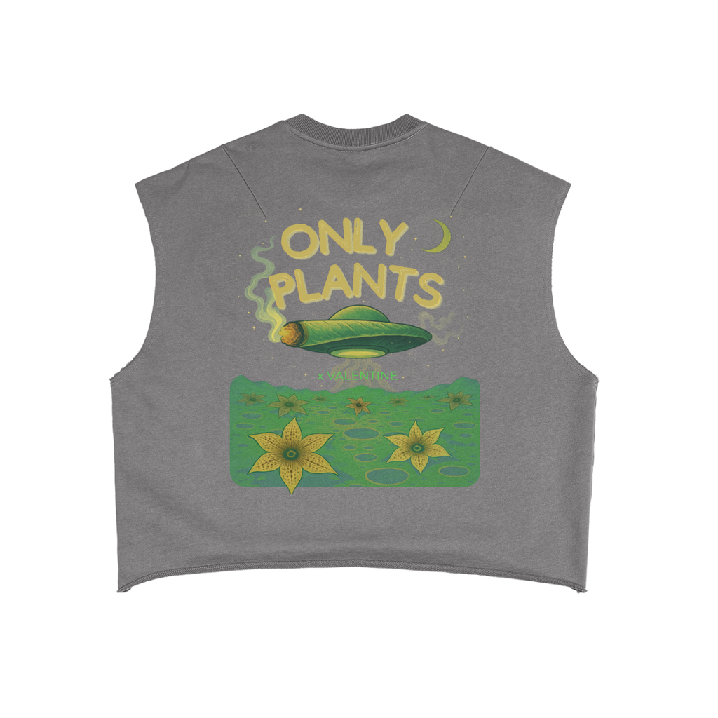 French Terry Boxy Tank Top 14 x Only Plants X Valentine Collab #2