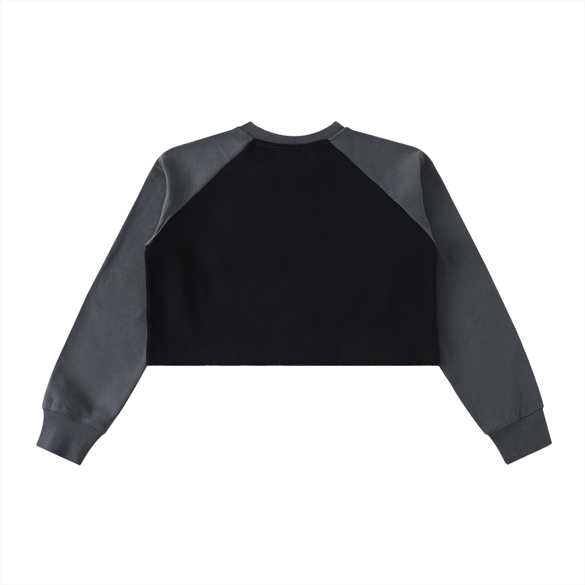 Only Plants Papers | Barcode Women's Crop Sweatshirt Raglan Crop Sweatshirt, Colorblock