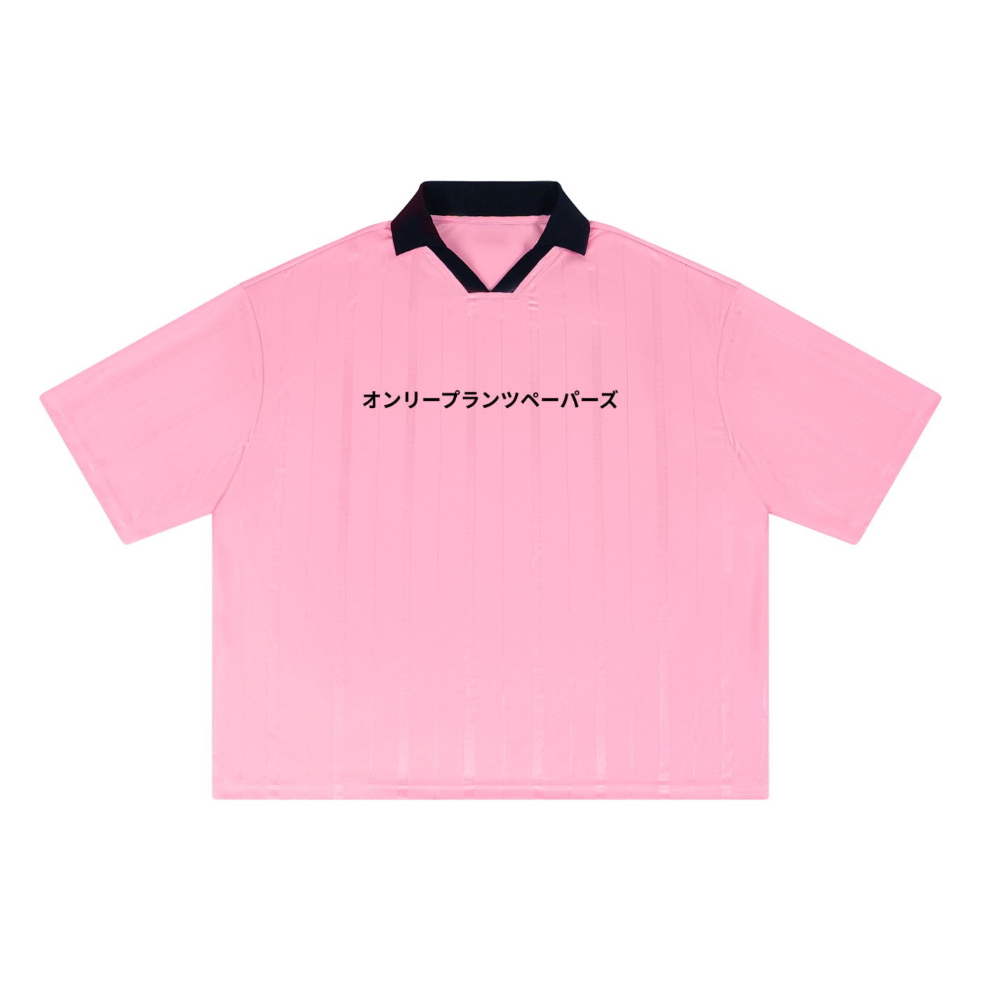 Unisex Striped Boxy - ONLY PLANTS PAPERS - Hanami Bloom Season Soccer Jersey