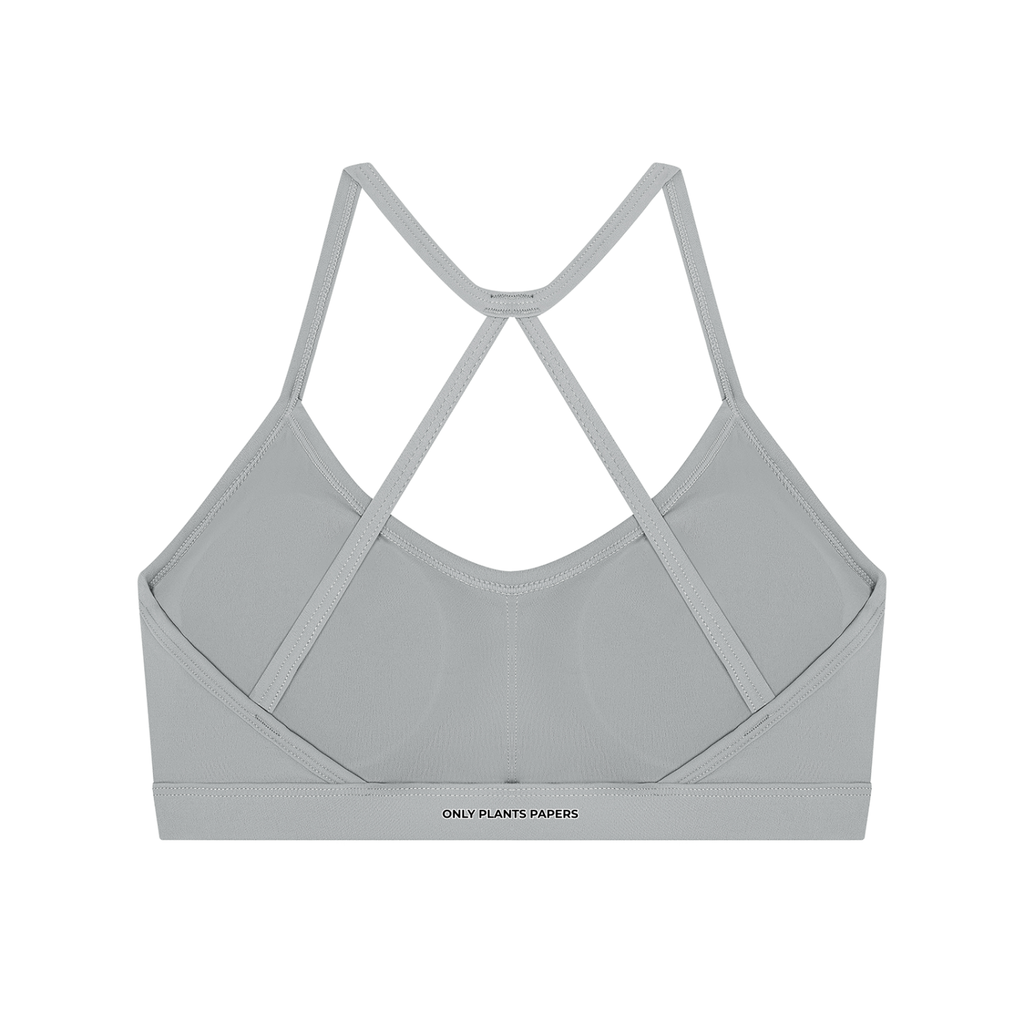 Women's Katakana ONLY PLANTS PAPERS Cross-Back Sports Bra, alternate view