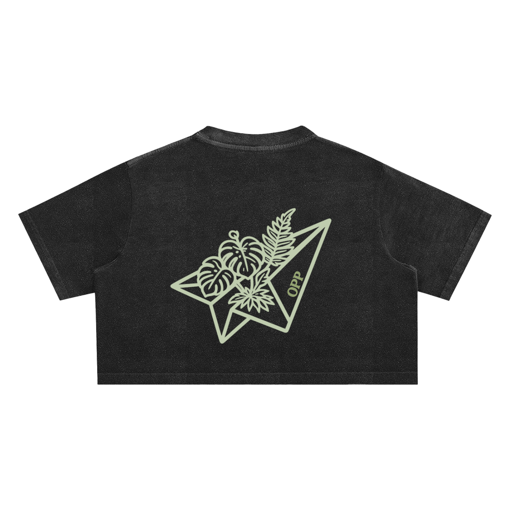 Only Plants Papers | Barcode Women's Crop