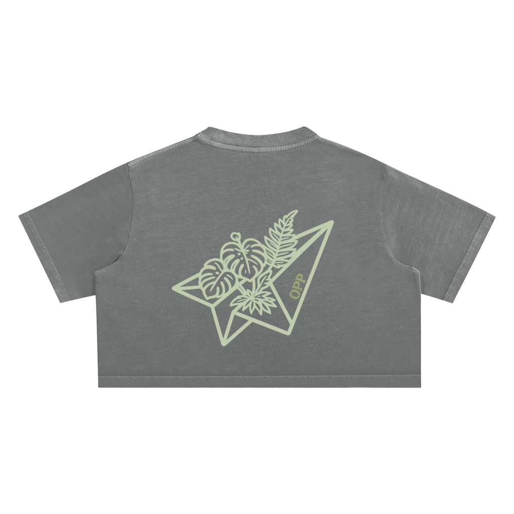Only Plants Papers | Barcode Women's Crop