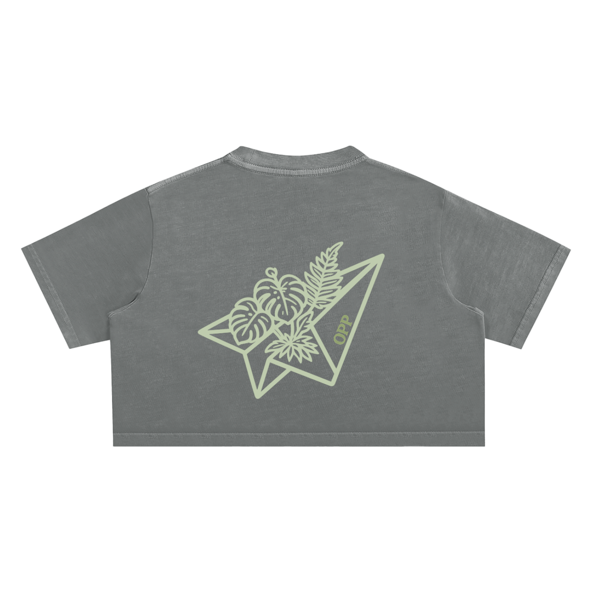 Only Plants Papers | Barcode Women's Crop