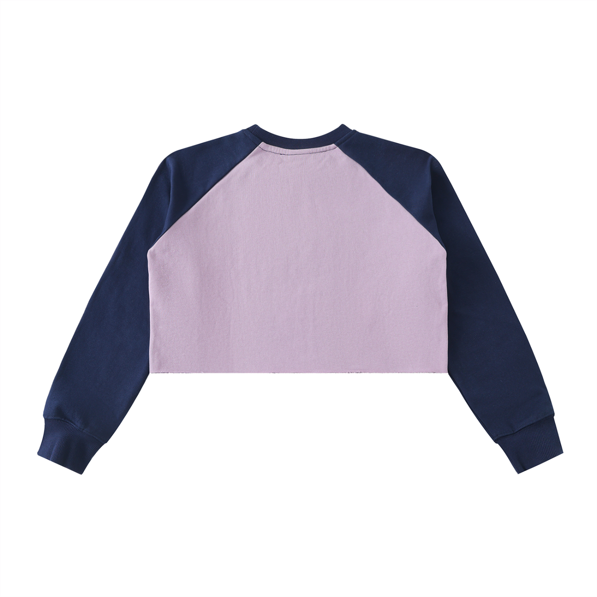 Only Plants Papers | Barcode Women's Crop Sweatshirt Raglan Crop Sweatshirt, Colorblock