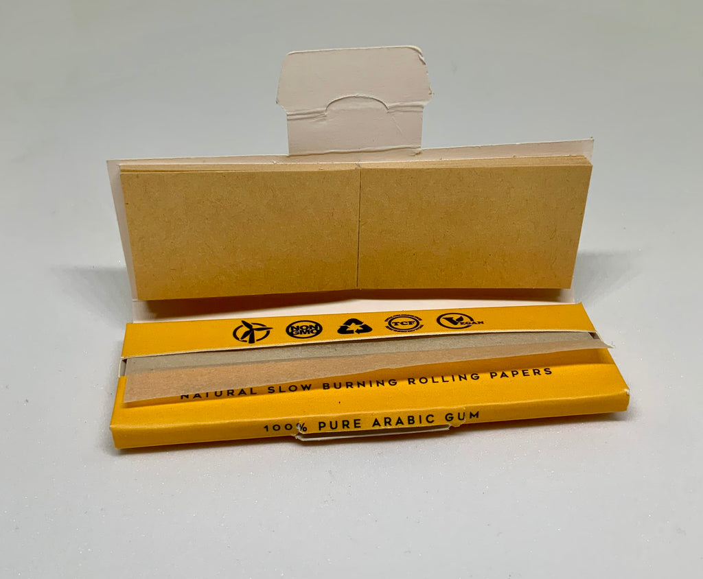 Rolling Papers & filters "ONLY PLANTS PAPERS" Hemp Rolling Papers 1 1/4 filter combo
