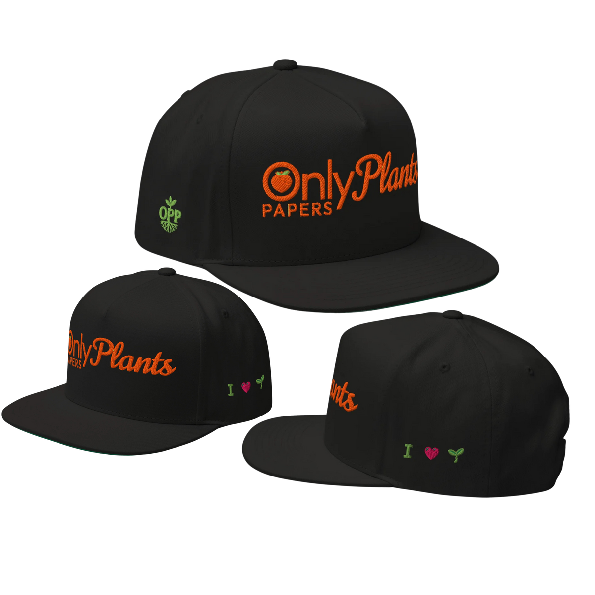 Only Plants Papers Flat Bill Snapback