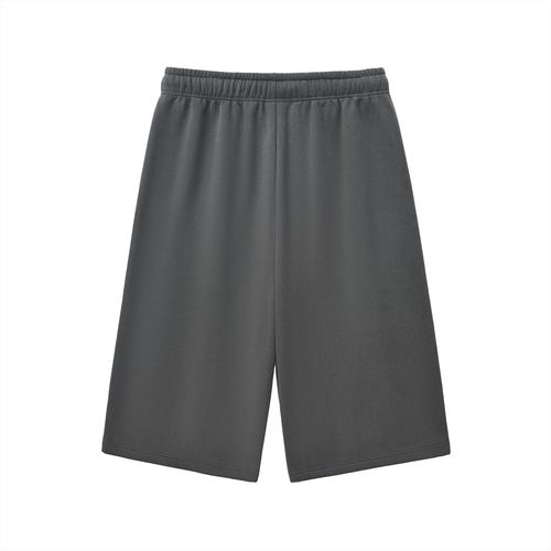 Katakana OPP Relaxed Drawstring Sweat Shorts in Charcoal Gray, Only Plants Papers
