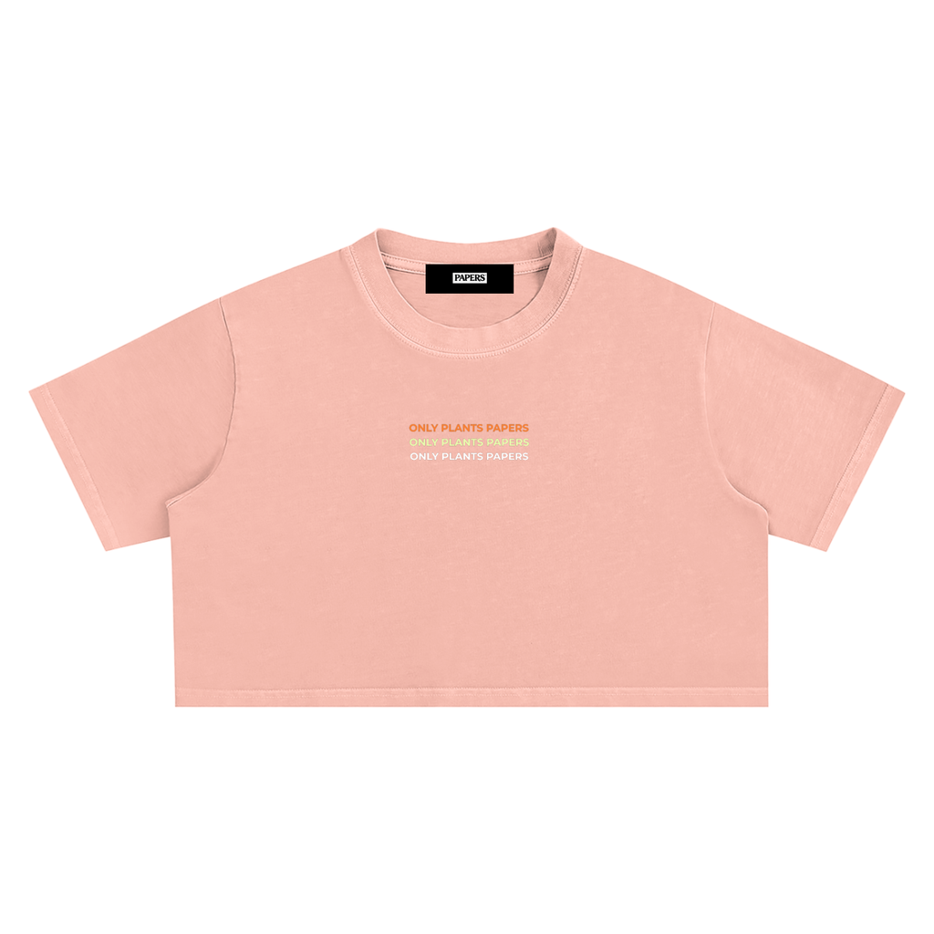 Only Plants Papers | Barcode Women's Crop
