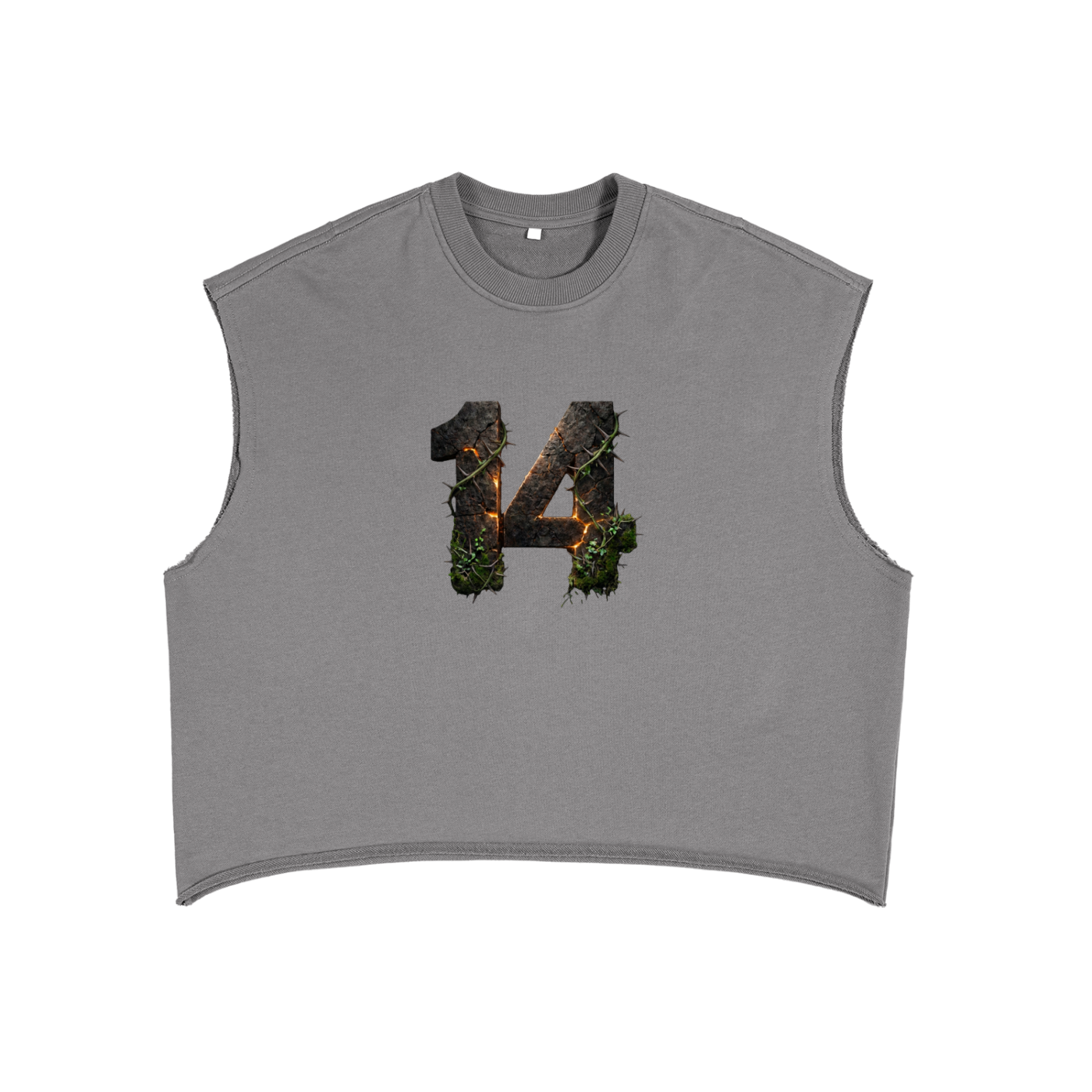 French Terry Boxy Tank Top 14 x Only Plants X Valentine Collab #2