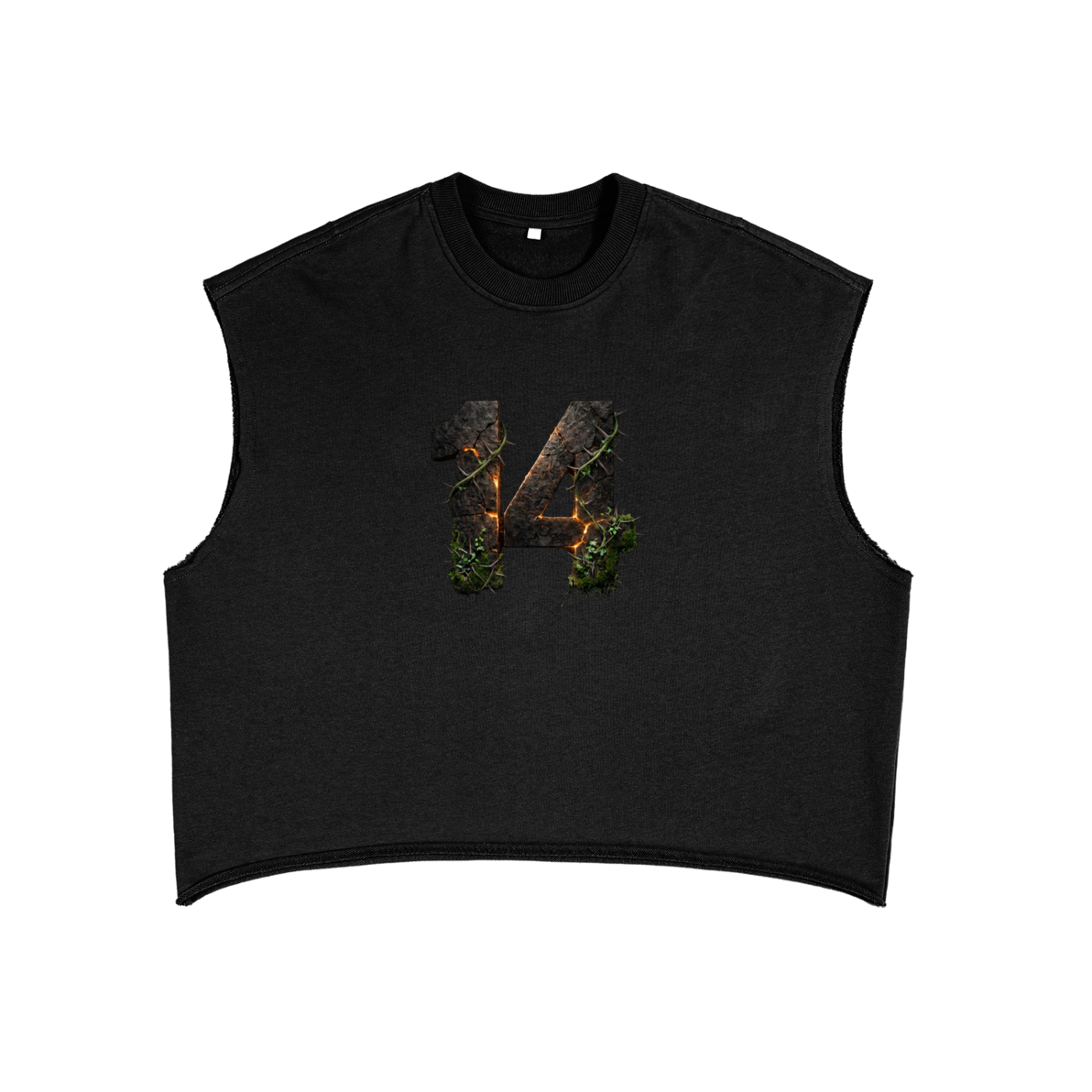 French Terry Boxy Tank Top 14 x Only Plants X Valentine Collab #2